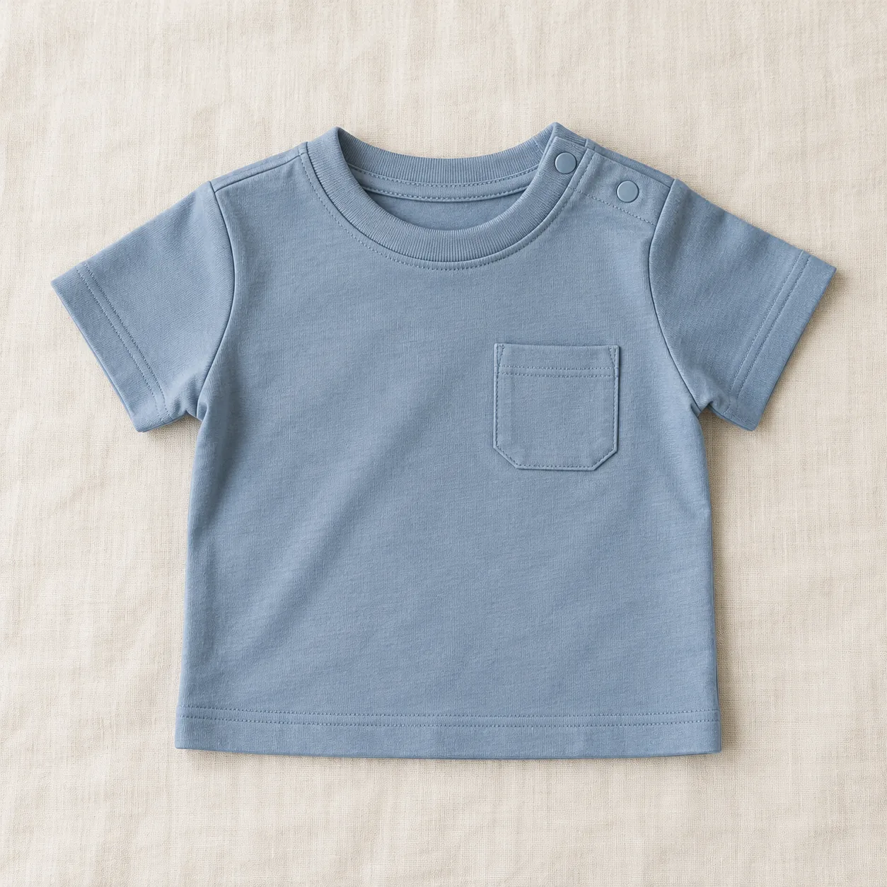 Pebble Pocket Tee — Blue